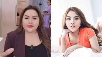 Lisa Mariana muncul ke publik dan wajah terkini bikin pangling netizen. (Sumber : Instagram/@lisamarianaaa/@lisamarianaaofc).