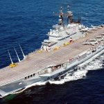 Ilustrasi kapal induk Italia, Giuseppe Garibaldi.(seaforces.org)